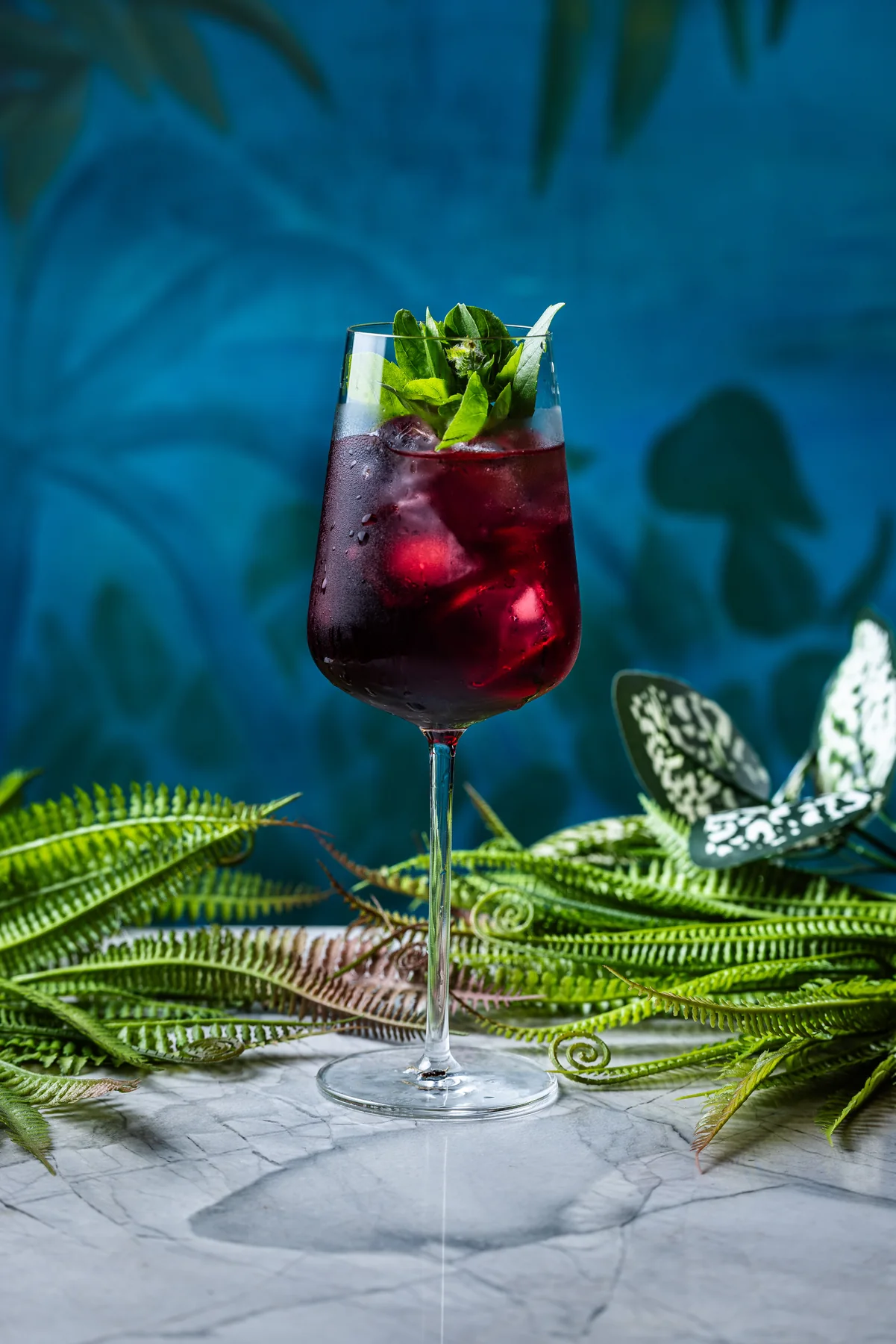 Coquetel Pampa da Malibu Bar em composição botânica